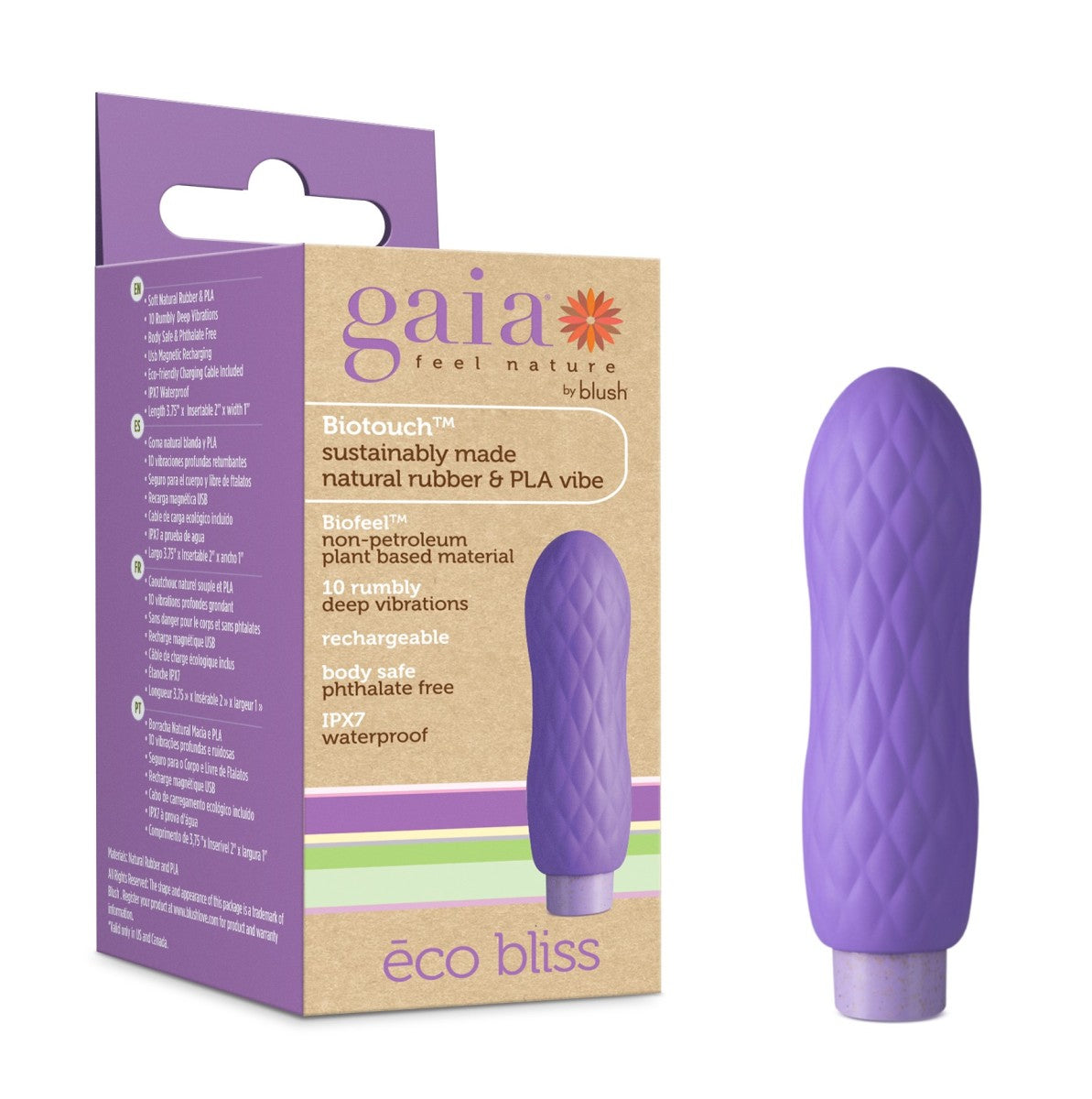 Blush Gaia Plant-Based 4" Clitoral Vibrator