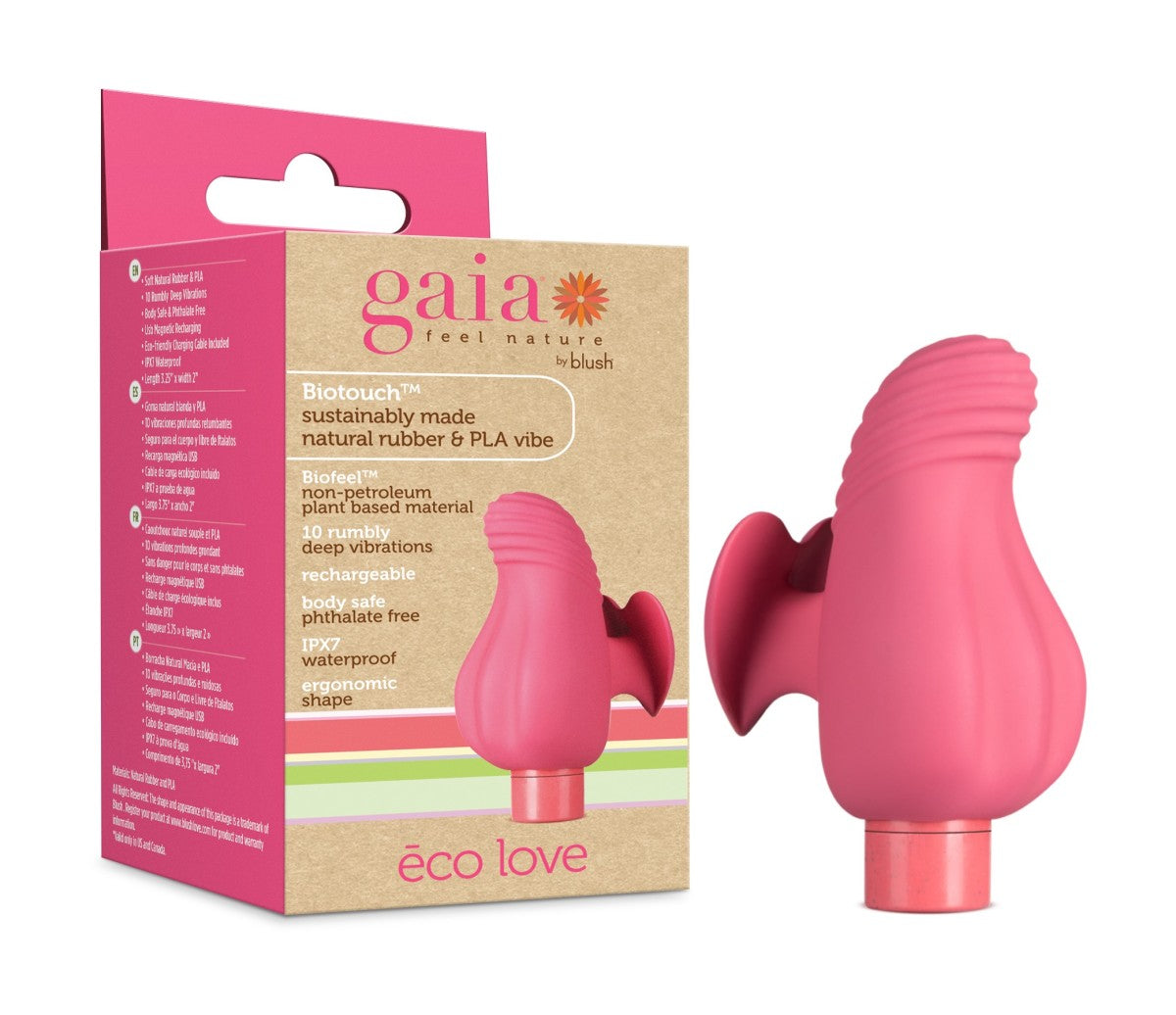 Blush Gaia Plant-Based 3" Clitoral Vibrator