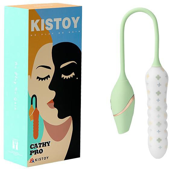 KISSTOY Cathy Pro Thrusting & Sucking Egg Vibrator App-Controlled