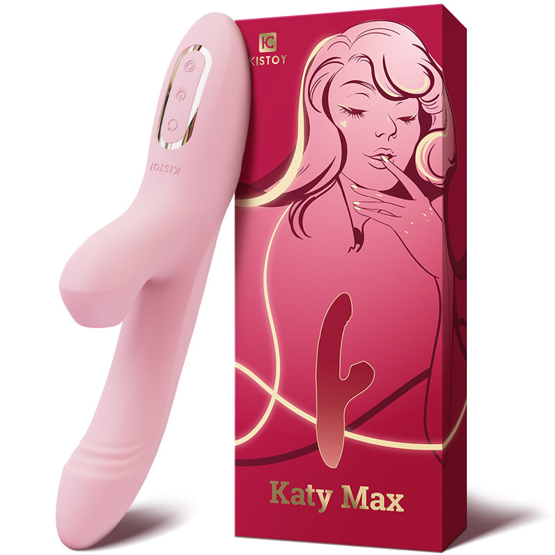 KISSTOY Katy Max Rotation & Suction Rabbit Vibrating Dildo