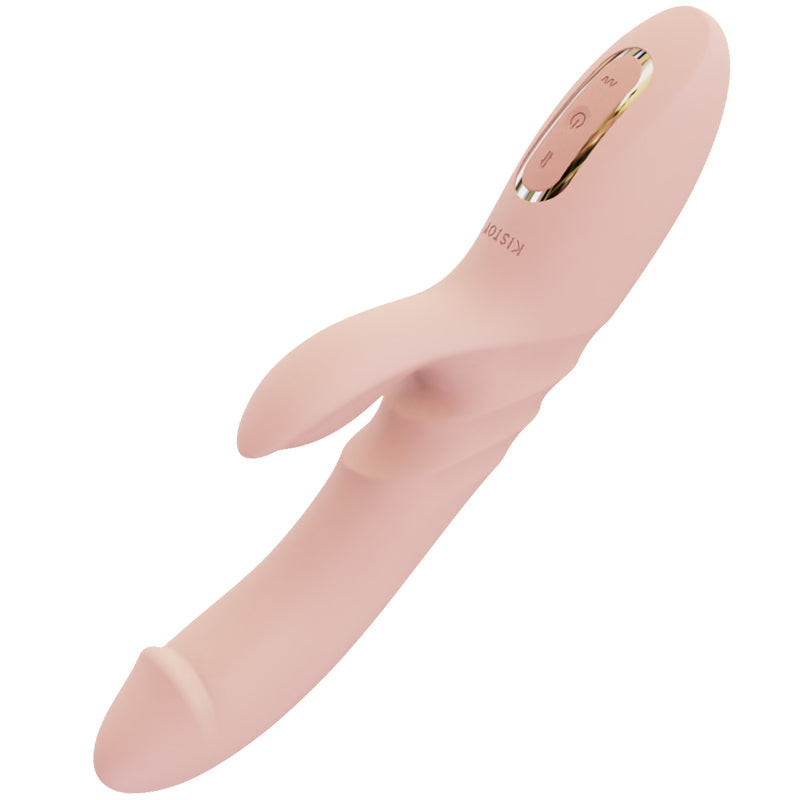 KISSTOY Katy Pro Thrusting Rabbit Vibrating Dildo