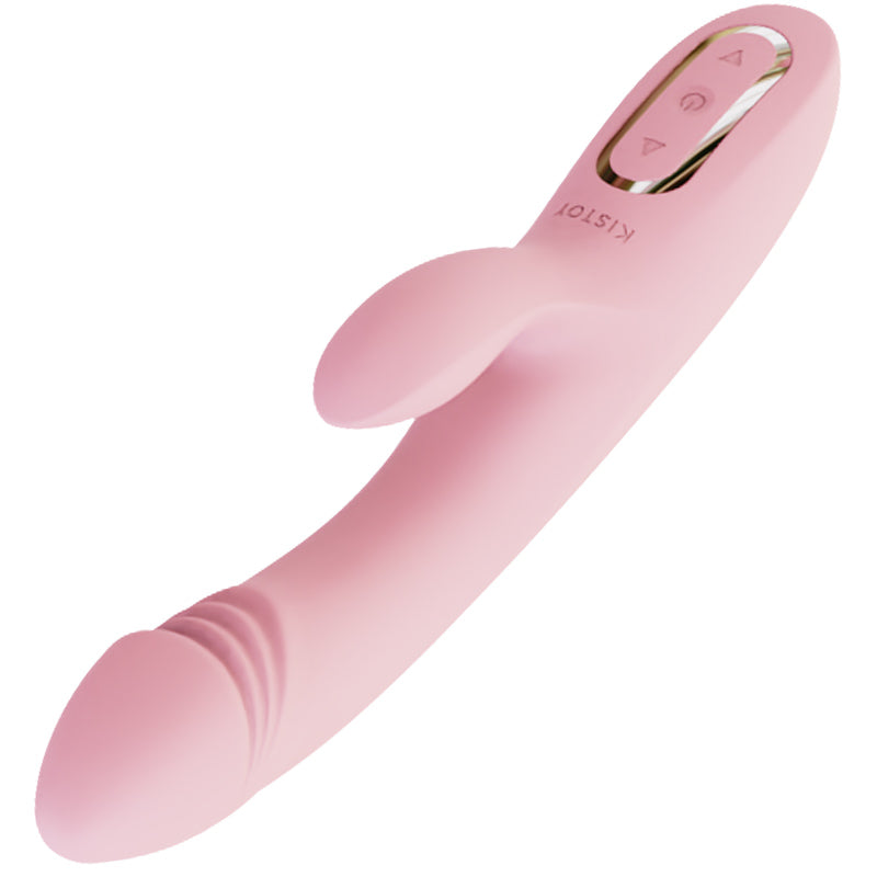 KISSTOY Katy Warming Rabbit Vibrating Dildo