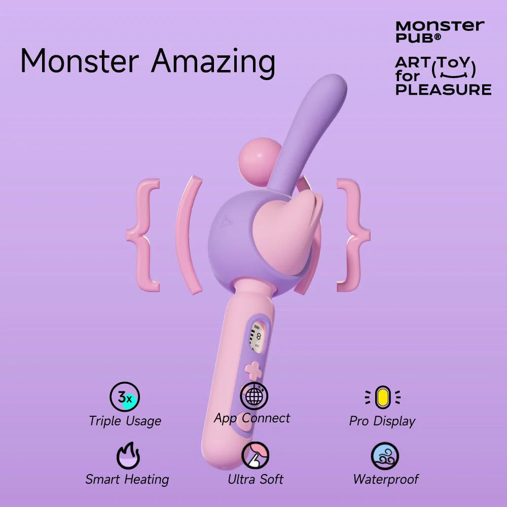 Monster Pub 小怪兽 神奇 AV 魔杖震动棒 App控制