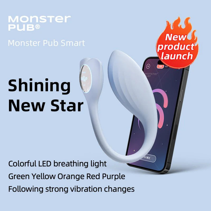 Monster Pub Smart Vibrating Egg App-Controlled - Doctor Whale