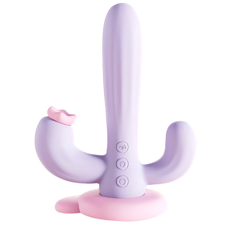 SVAKOM Cacti Suction Rabbit Vibrator with Anal Plug