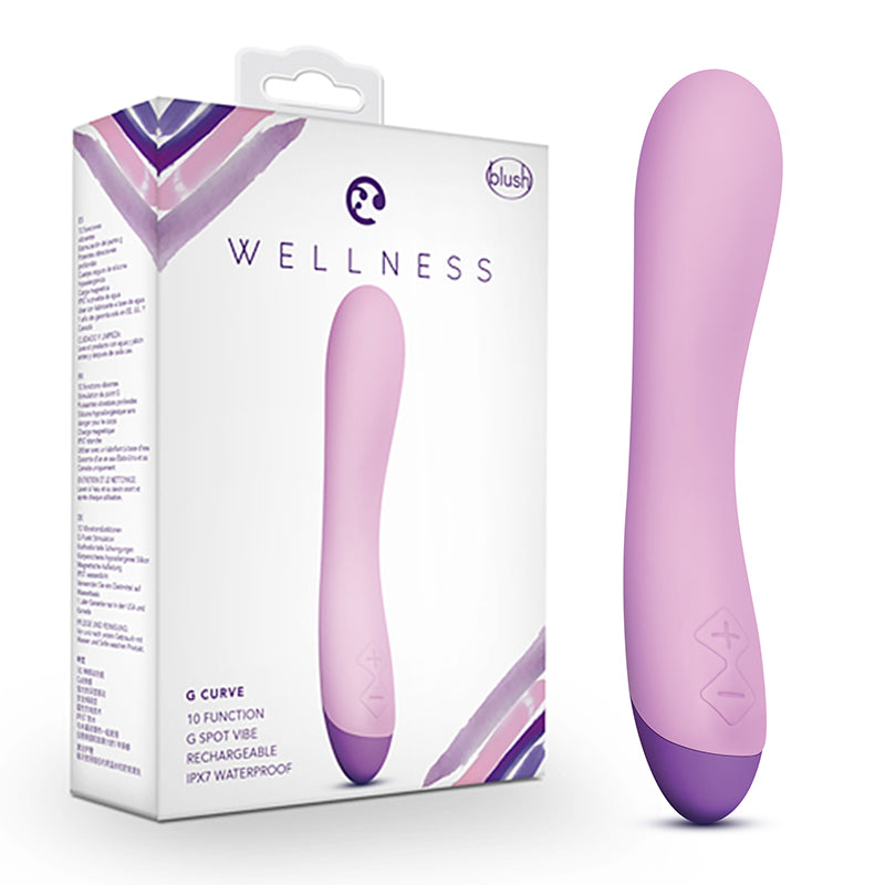 Wellness By Blus | G Curve G-Spot Purple UltraSilk Vibrator