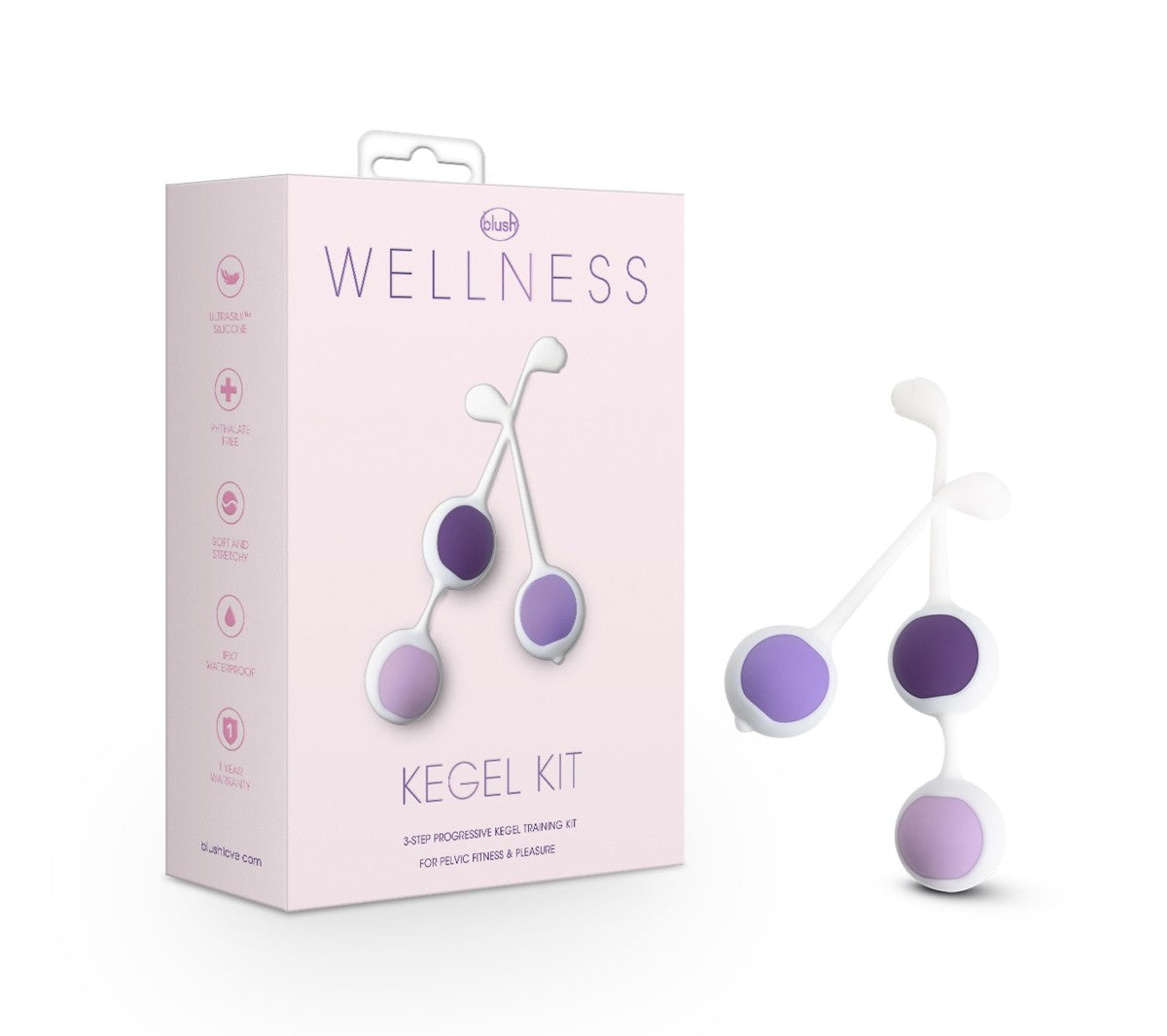 Blush Progressive UltraSilk Kegel Training Kit