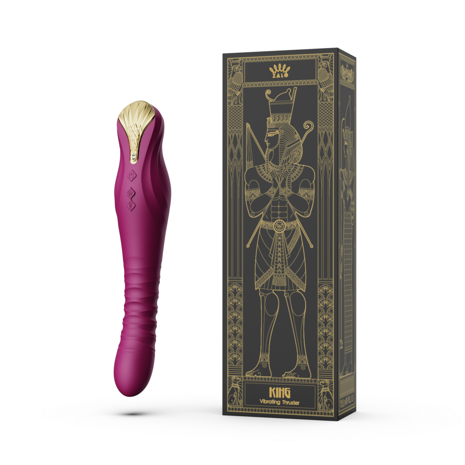 ZALO King Thrusting Clit & G-Spot Vibrator App-Controlled