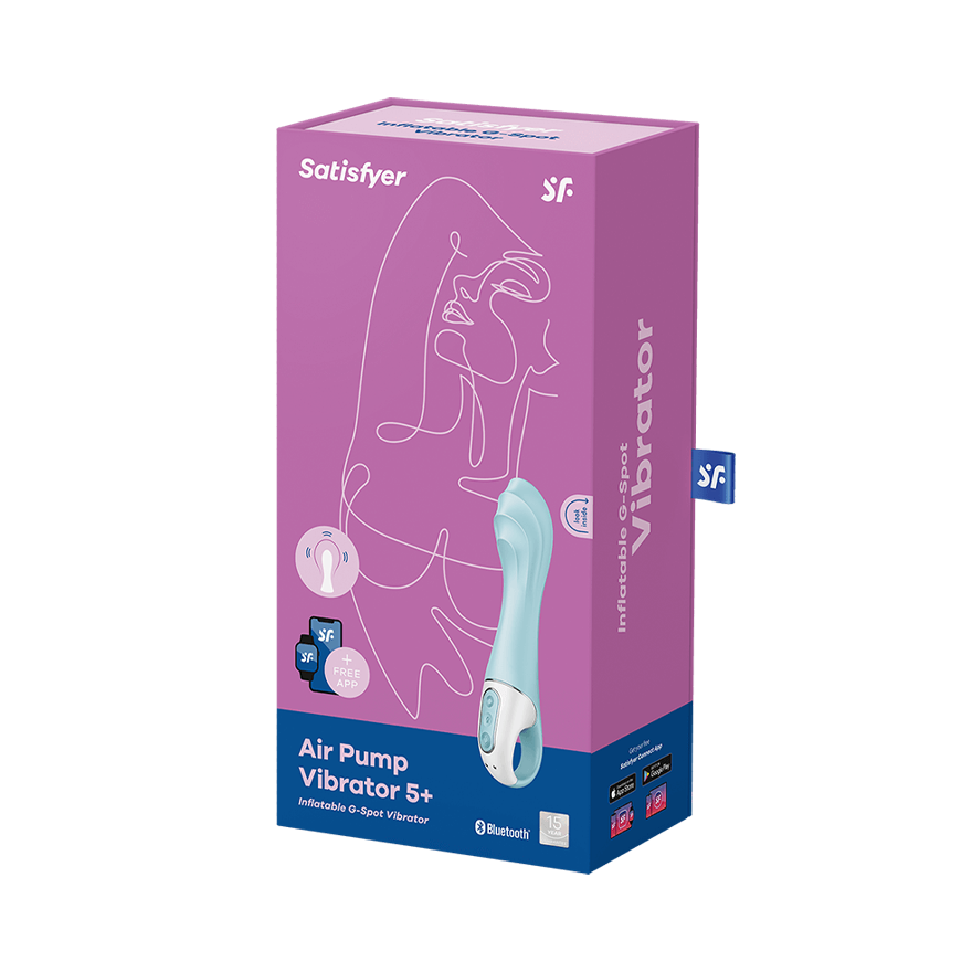 Satisfyer Air Pump Vibrator 5 App-Controlled.